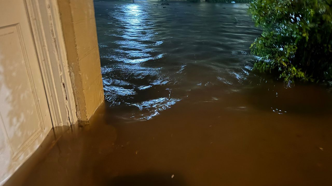 South Daytona flooding from Milton on Palmetto Avenue along the Halifax River. (Viewer photo: Ken Stinnett)