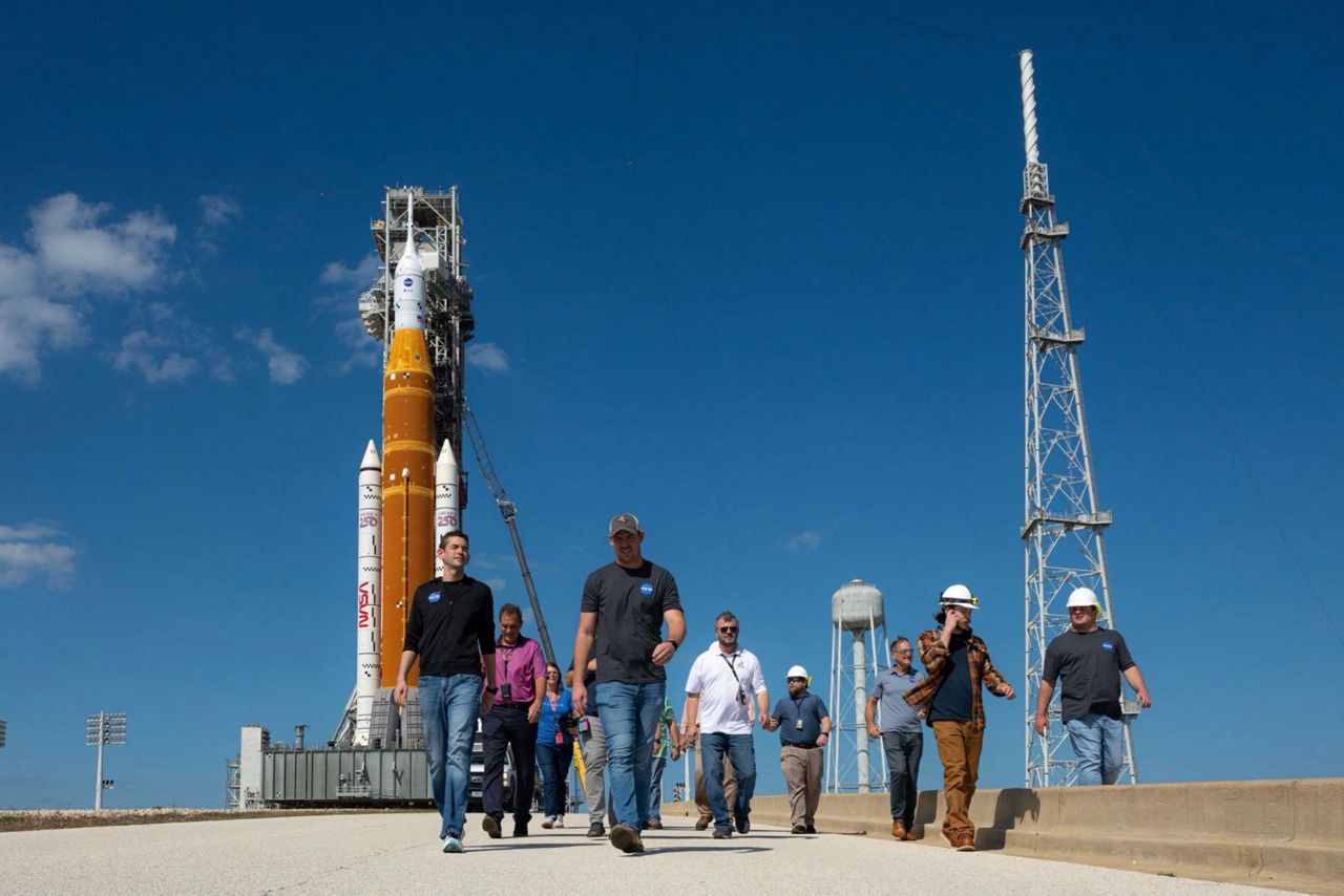 NASA will return its moon rocket to the hangar for more repairs before ...