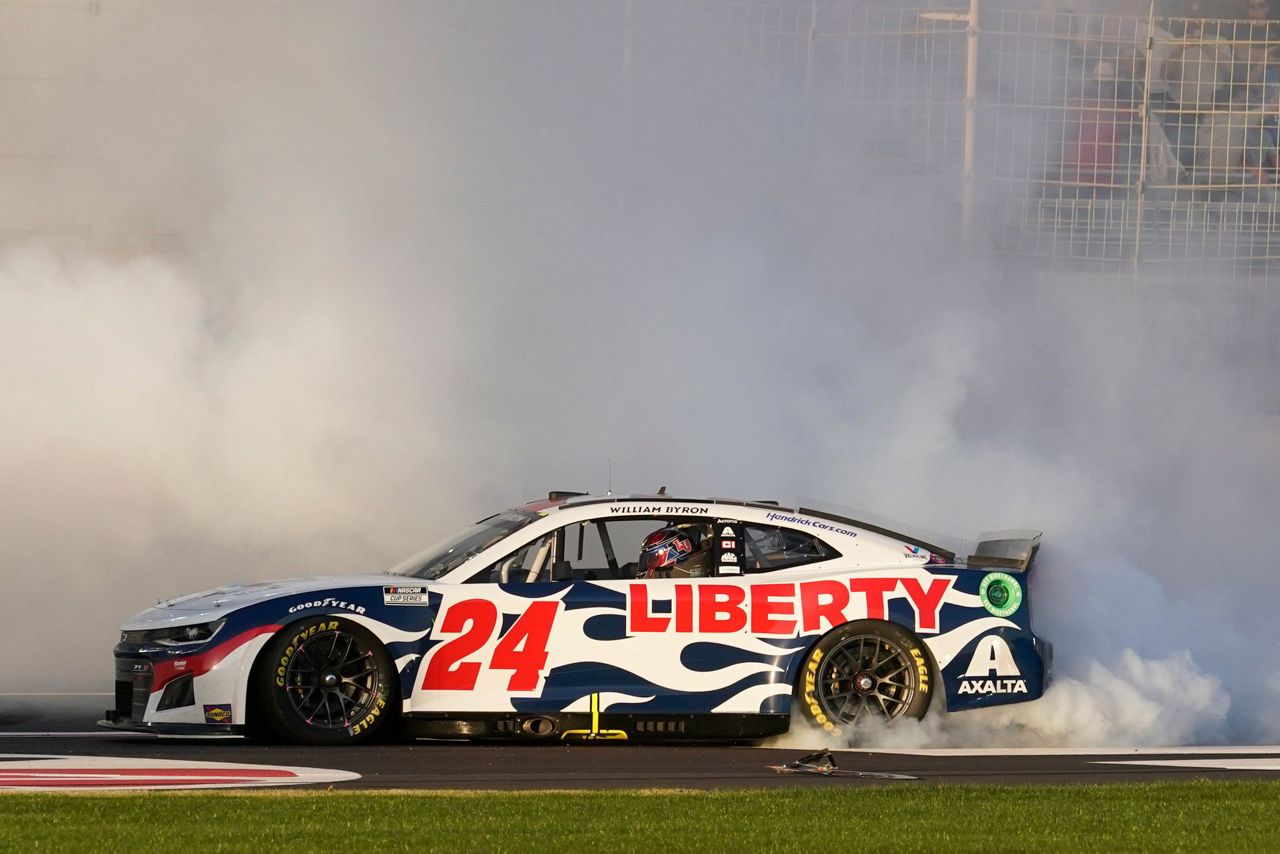 William Byron wins wild NASCAR race at remodeled Atlanta