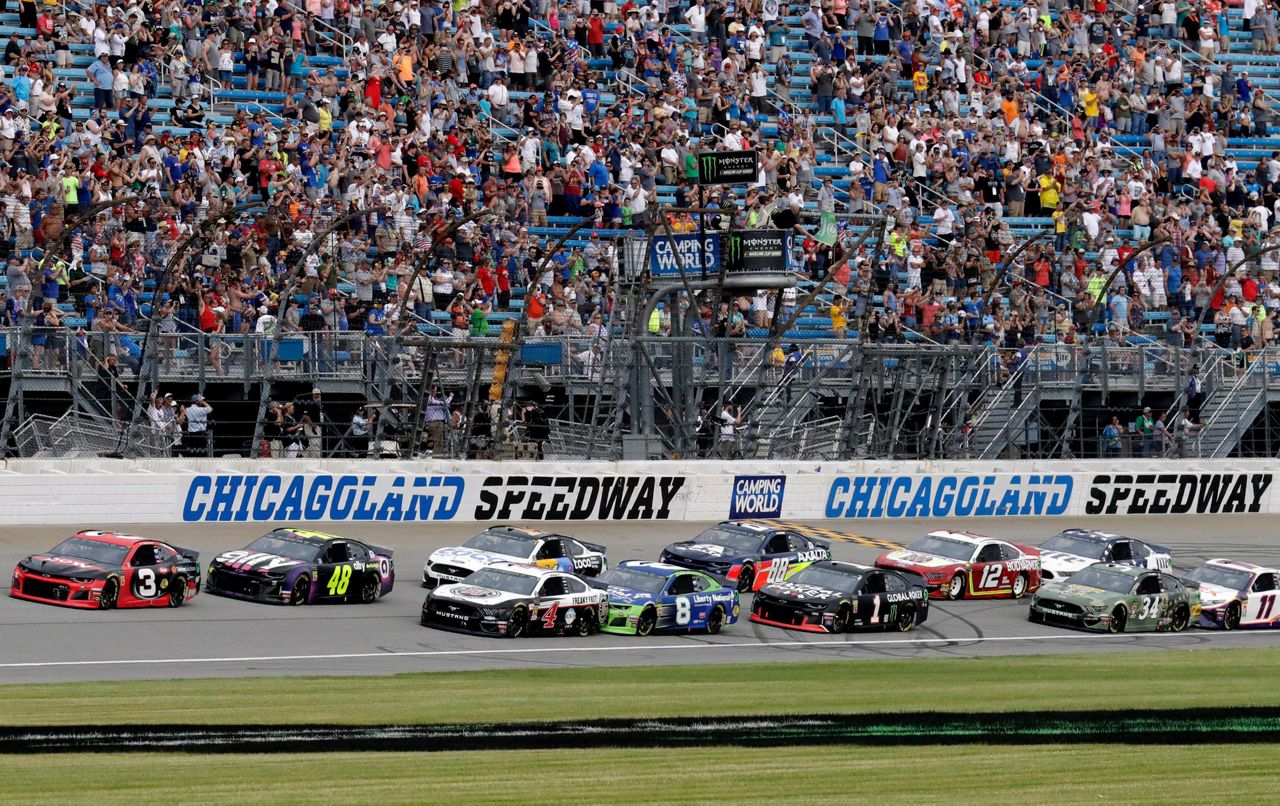 The Latest NASCAR Cup Series race at Chicagoland kicks off