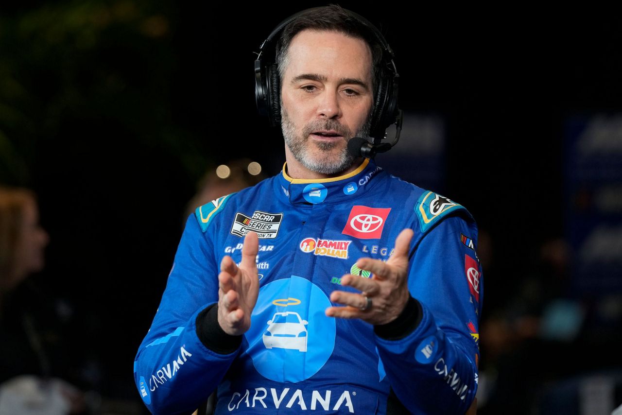 NASCAR Hall of Famer Jimmie Johnson runs into early trouble, finishes ...