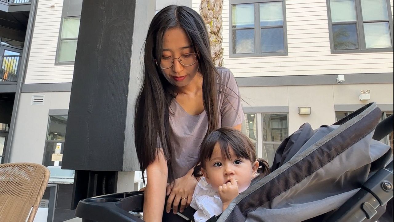 Natsumi Panelli prepared for her move back to Japan with her husband and daughter amid the U.S. immigration crackdown.  (Jeff Allen) 