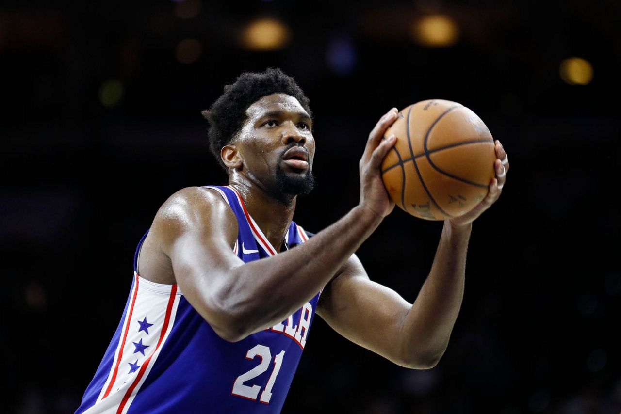 Embiid misses Philadelphia scrimmage with calf tightness