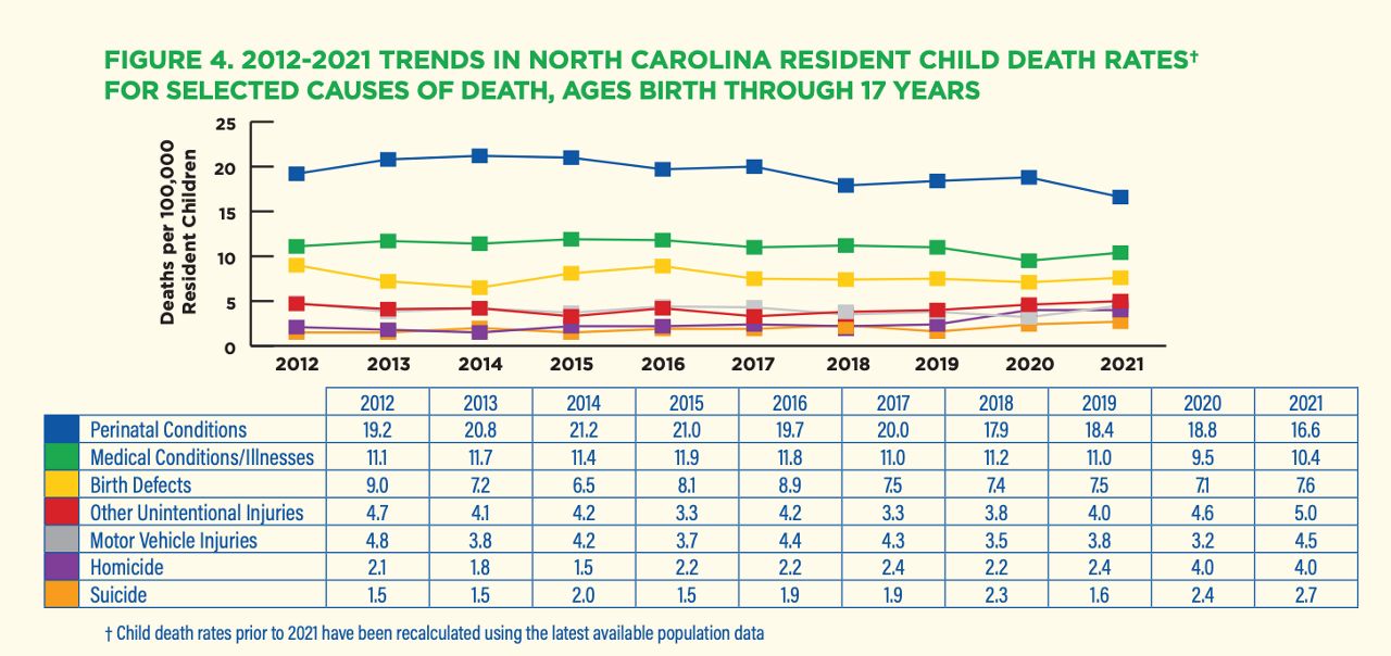 Report reveals alarming trends among child fatality rates