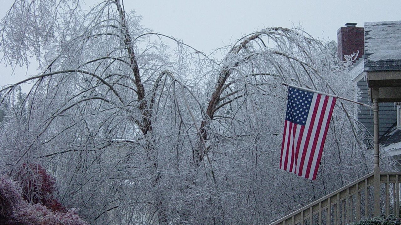 This Ice Storm Looks Really Bad - Flagpole