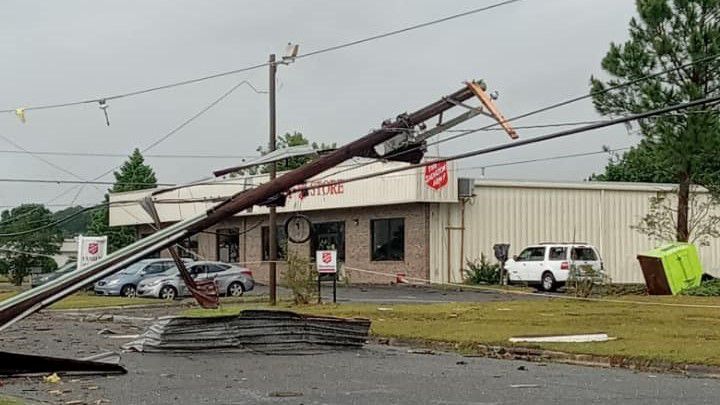 Tornado damage