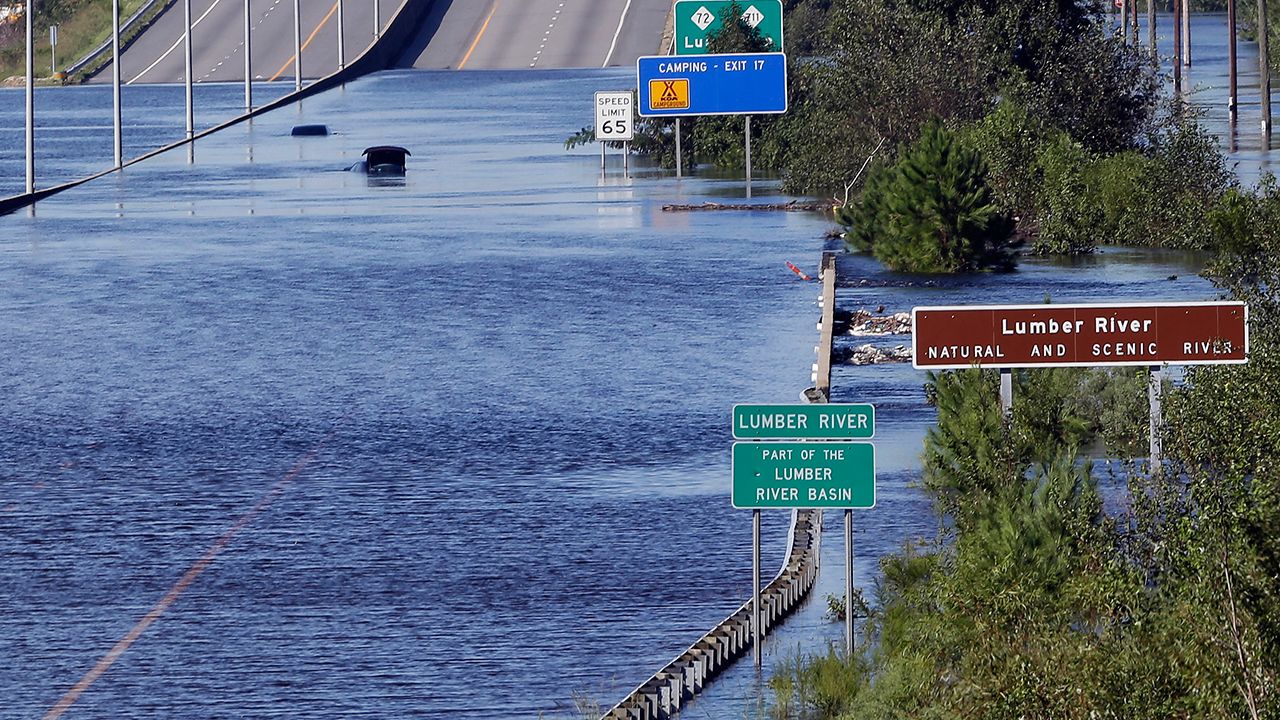 Hurricane Florence flooding in Lumberton