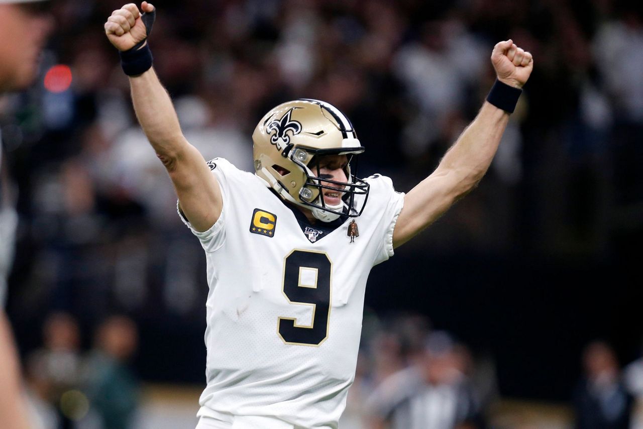 Drew Brees Leads Saints Out of Hole, Past Eagles and to the N.F.C.