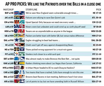 Pro Picks: Are Bills ready to grab AFC East from Patriots? –