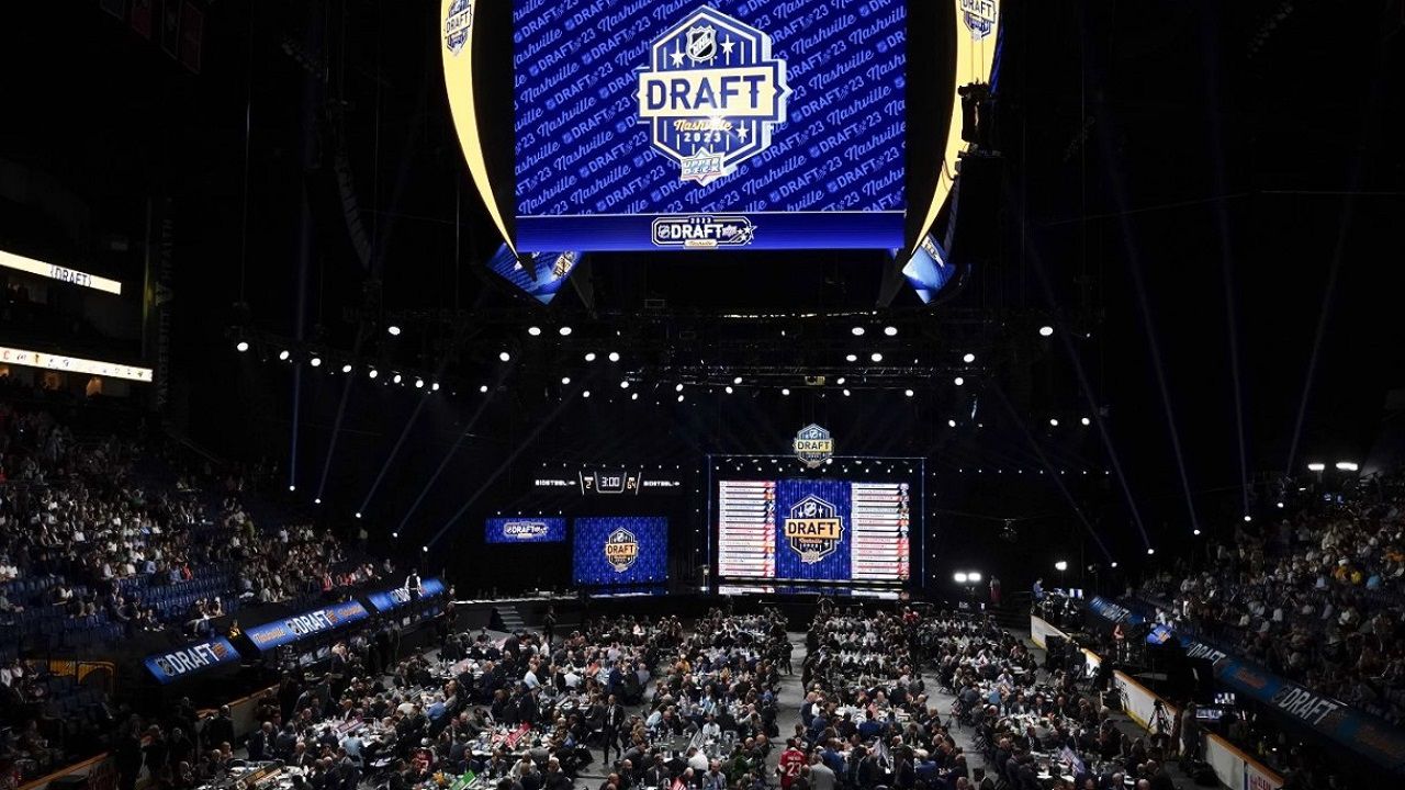 The Tampa Bay Lightning are set to make five selections at the 2024 NHL Draft, taking place Friday and Saturday at Sphere in Las Vegas. (AP Photo)
