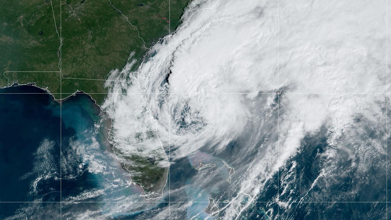 Satellite image of Hurricane Milton at 8 a.m. EDT on Wednesday, Oct. 9, 2024. (NOAA)