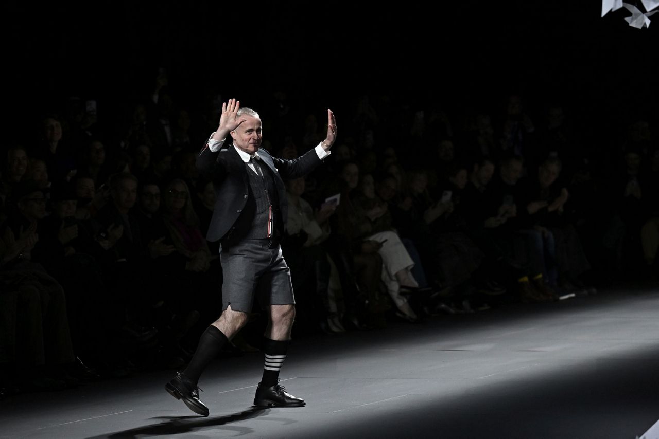 Designer Thom Browne builds a world of origami magic for a fantastical ...