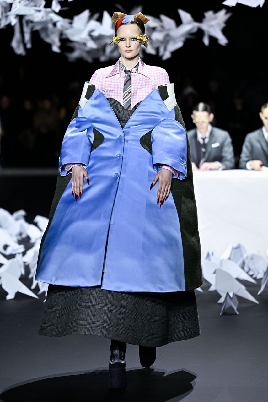 Designer Thom Browne builds a world of origami magic for a fantastical ...