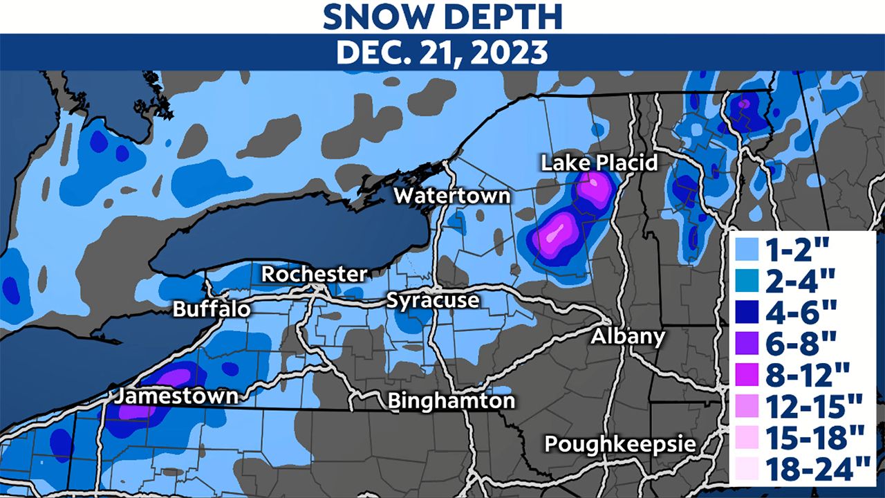 Christmas day weather in new york