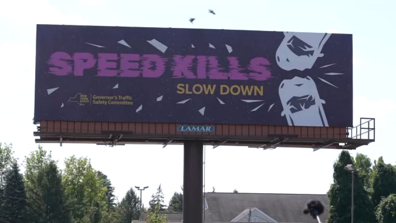 New York launches billboard campaign to curb speeding