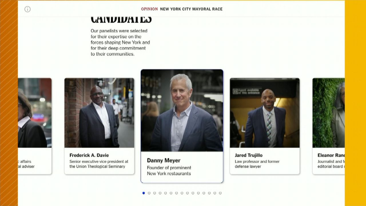 The New York Time is profiling everyday New Yorkers as they weigh in on the race for mayor. (Spectrum News)