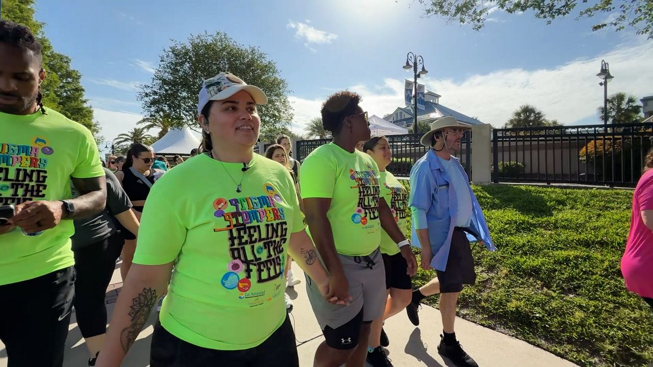 More than 1,500 people participated in the annual walk to celebrate mental health awareness.