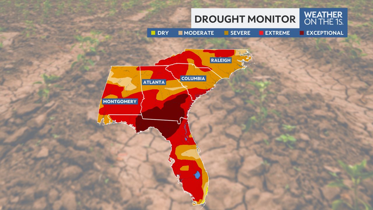 Worst drought in a decade plagues Southeast