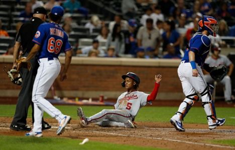 Fatigued Max Scherzer exits after five innings; Mets fall to Nats