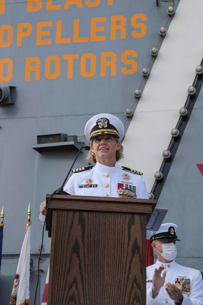 Navy Captain Becomes 1st Woman To Command Us Nuclear Carrier