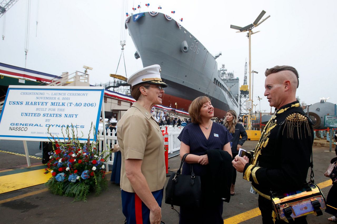 Navy Launches Ship Named For Gay Rights Leader Harvey Milk