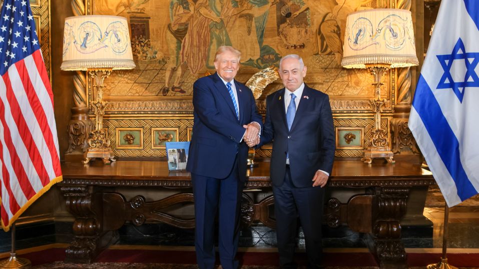 Trump meets with Netanyahu at his Mar-a-Lago resort