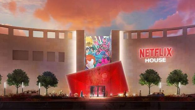 A rendering of Netflix House, to be located at Galleria Dallas in 2025. (Netflix)
