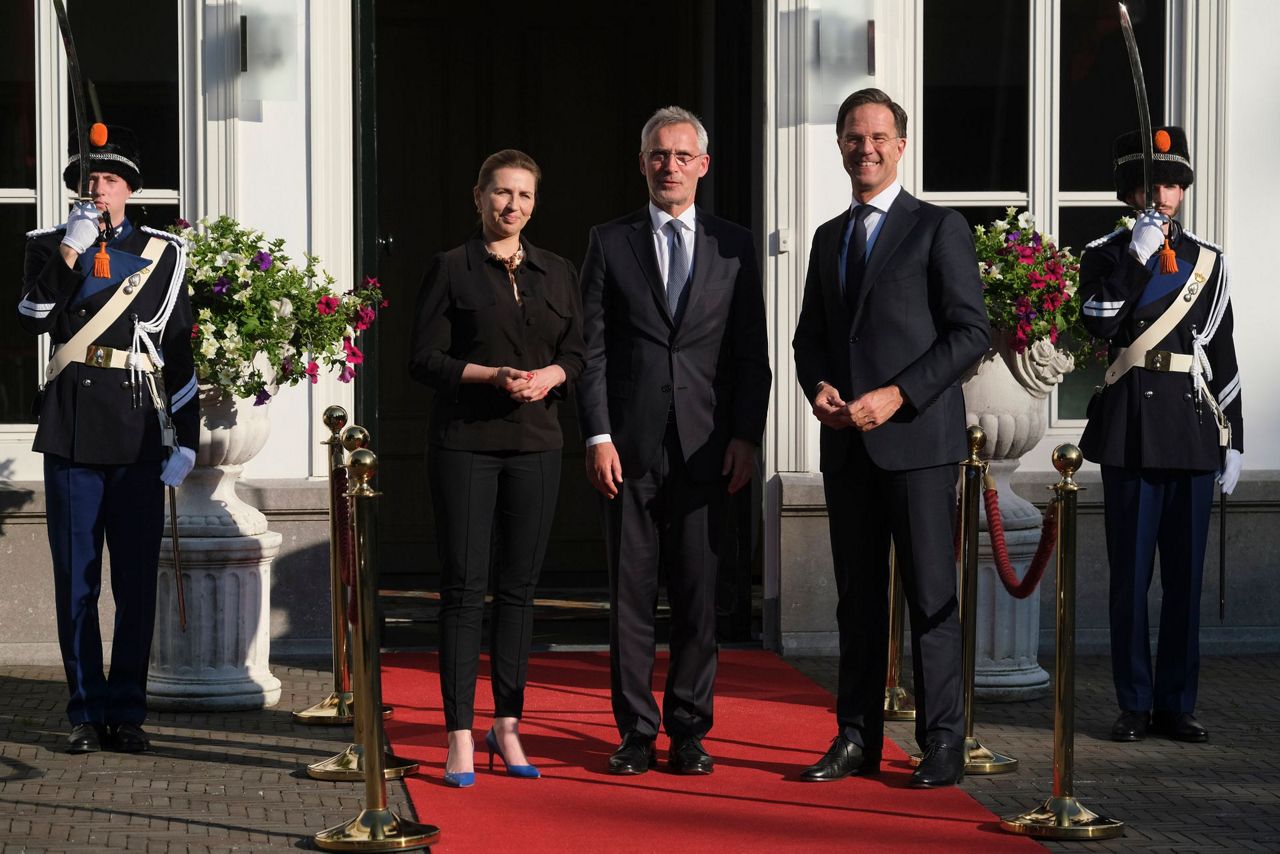 Group of NATO leaders meet in The Hague to discuss Ukraine