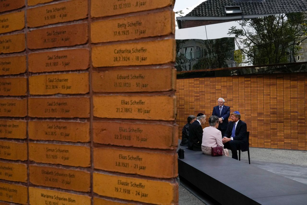 Dutch King Unveils Holocaust Name Monument In Amsterdam