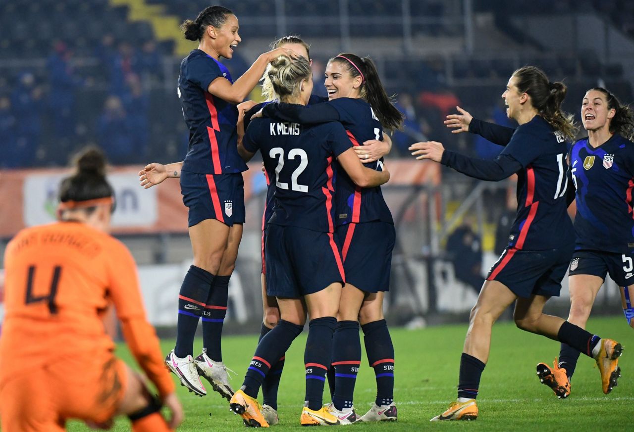 US women beat Netherlands 2-0 in World Cup rematch