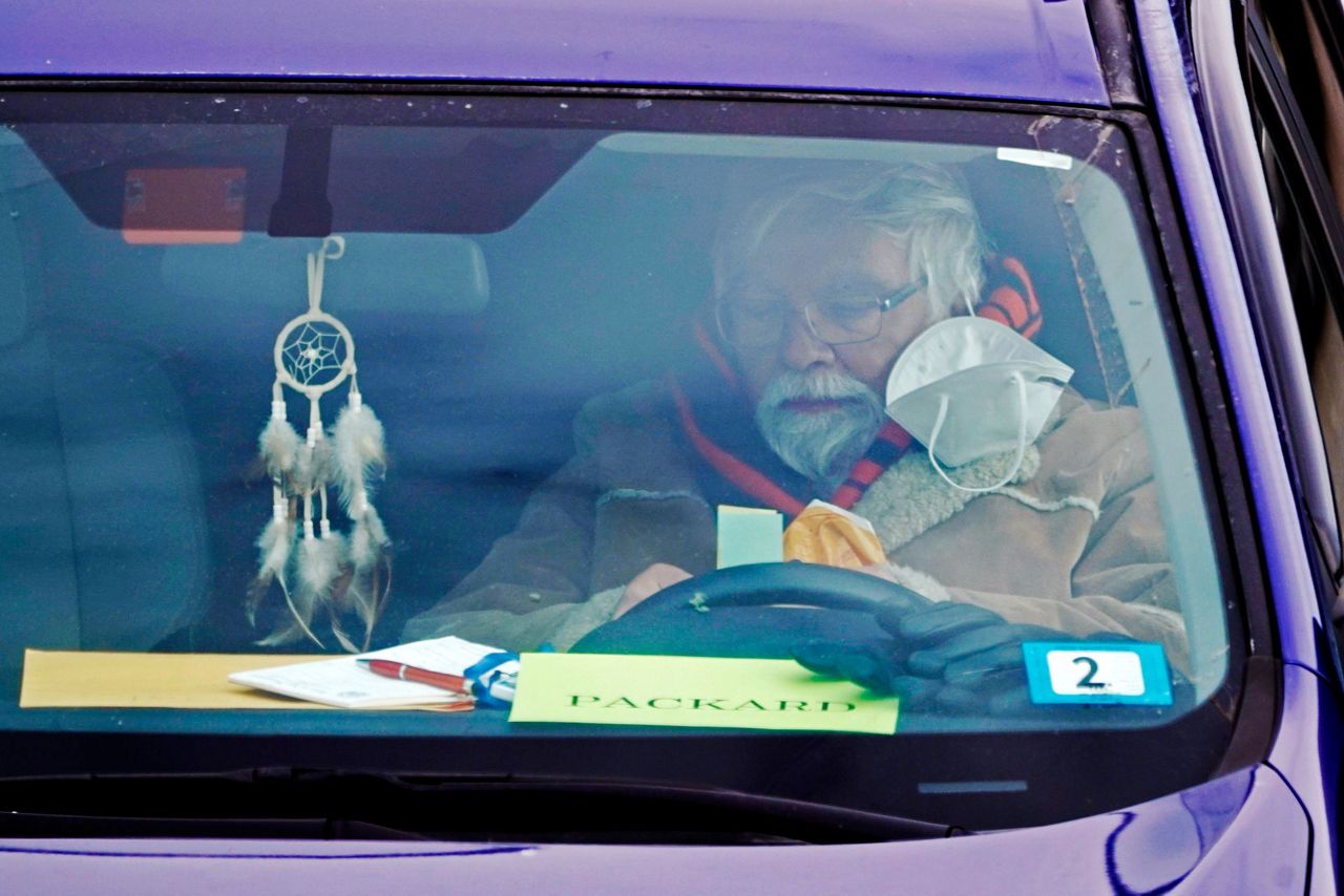 Park and vote New Hampshire House holds drivein session