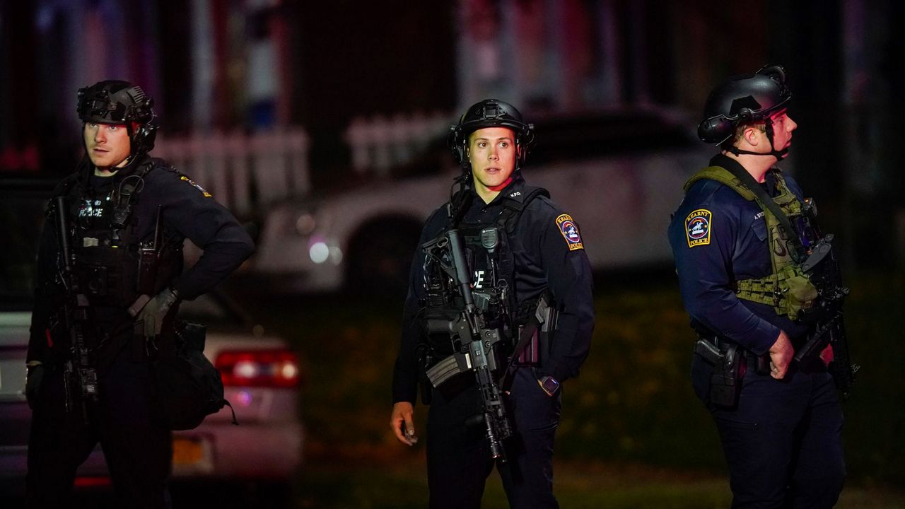 Gunman who wounded 2 Newark police officers remains at large