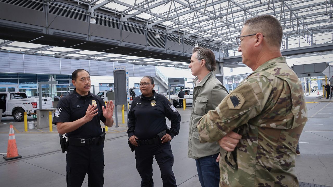 California National Guard Gov. Gavin Newsom Customs and Border Protection fentanyl