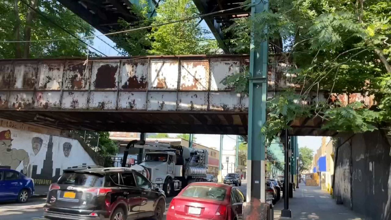 The concept would transform the long-defunct Rockaway Beach Branch of the Long Island Rail Road into a north-south transit corridor that connects transit deserts in southern Queens with the rest of the city. (Spectrum News NY1)