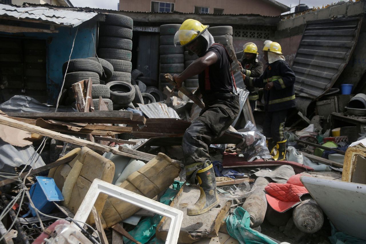Gas explosion in Nigeria's Lagos kills 5, including a child