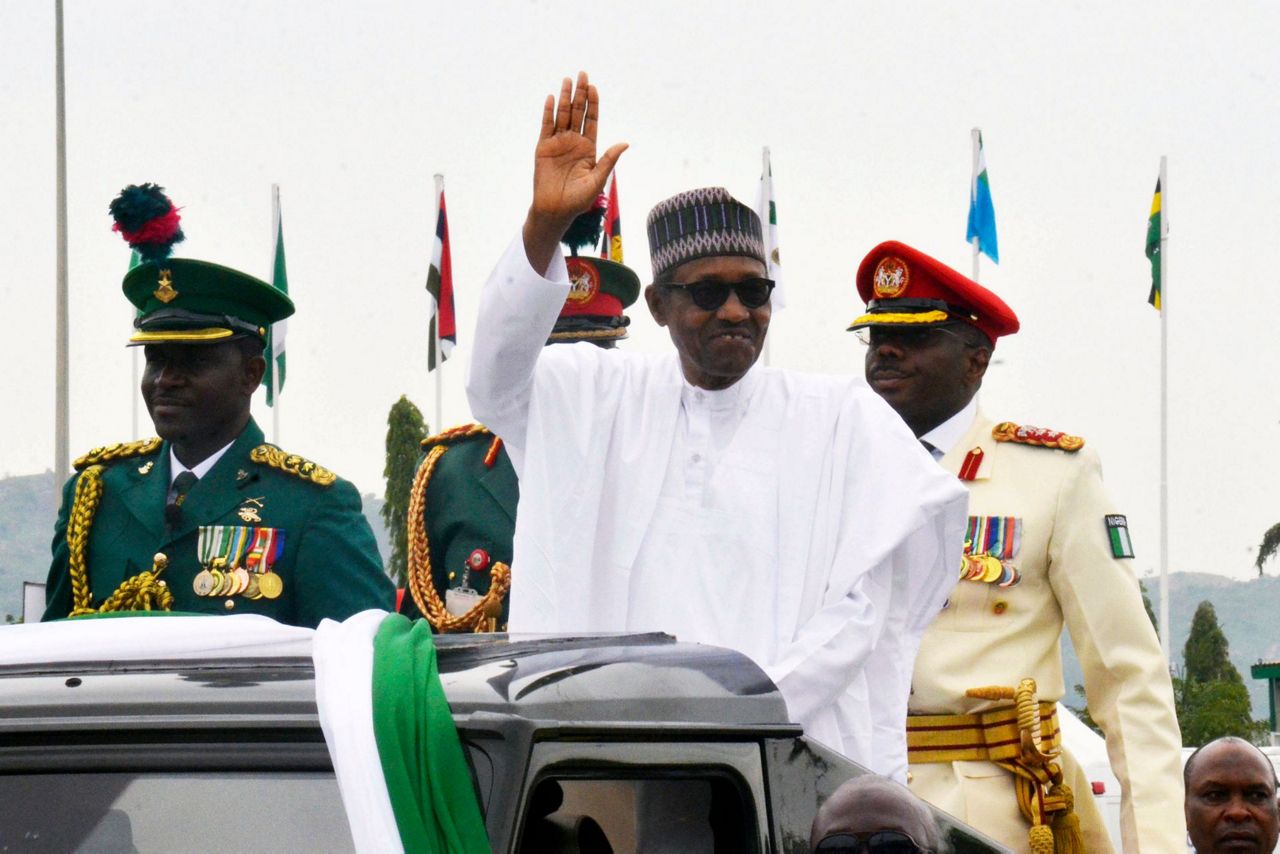 Nigerian president Buhari sworn in for 2nd term