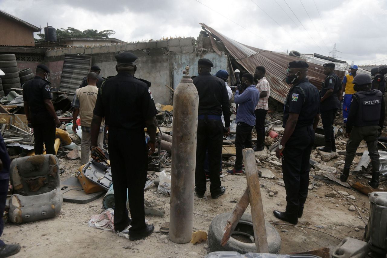 Gas explosion in Nigeria's Lagos kills 5, including a child