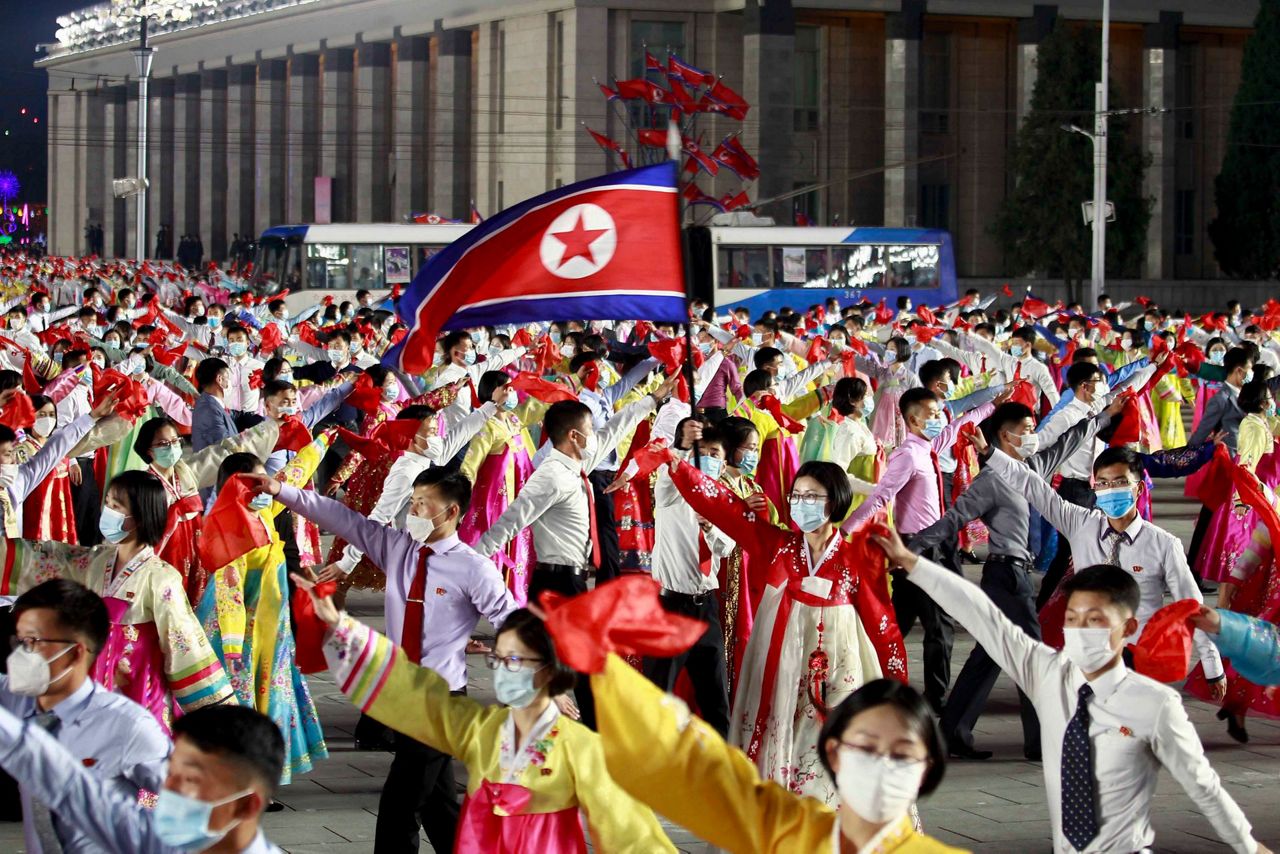 North Korea's Kim Attends Parade Honoring Grandfather