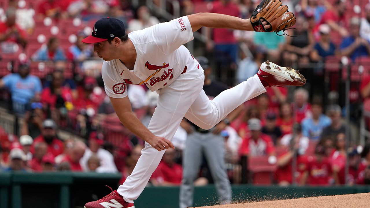 St. Louis Cardinals starting pitcher Andre Pallante