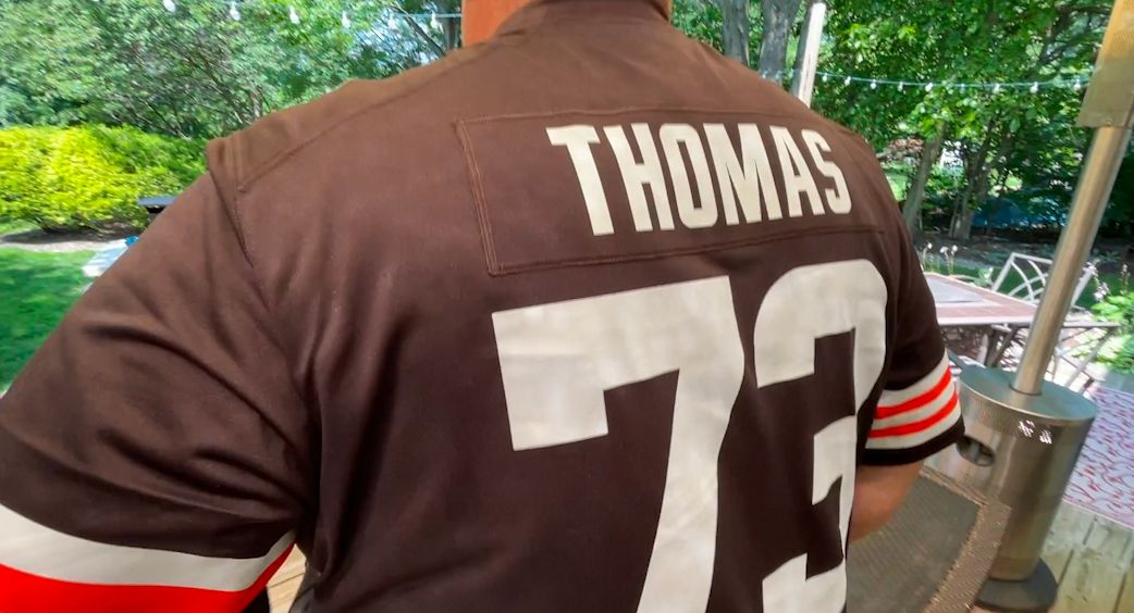 Joe Thomas on X: That 10,363 in the rafters of Cleveland Browns