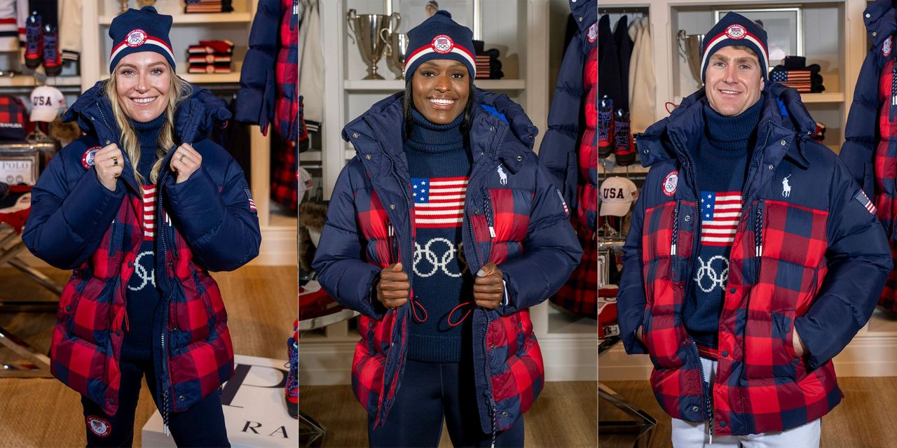 Ralph Lauren rolls out buffalo plaid for Team USA in Beijing