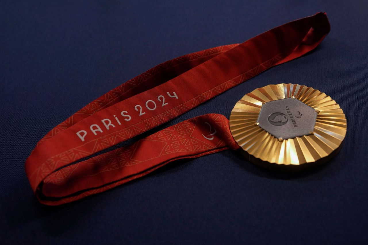 The Paris Olympics medals are monumental: They're made with metal ...