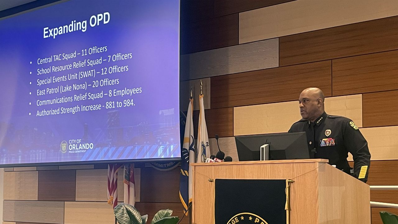 Orlando Police Chief Eric Smith said a fifth arrest was made in Colorado in relation to a drive-by shooting earlier this month. (Spectrum News 13/Massiel Leyva)