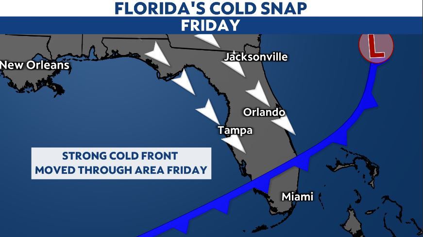 Why the coldest air in years is heading to Florida
