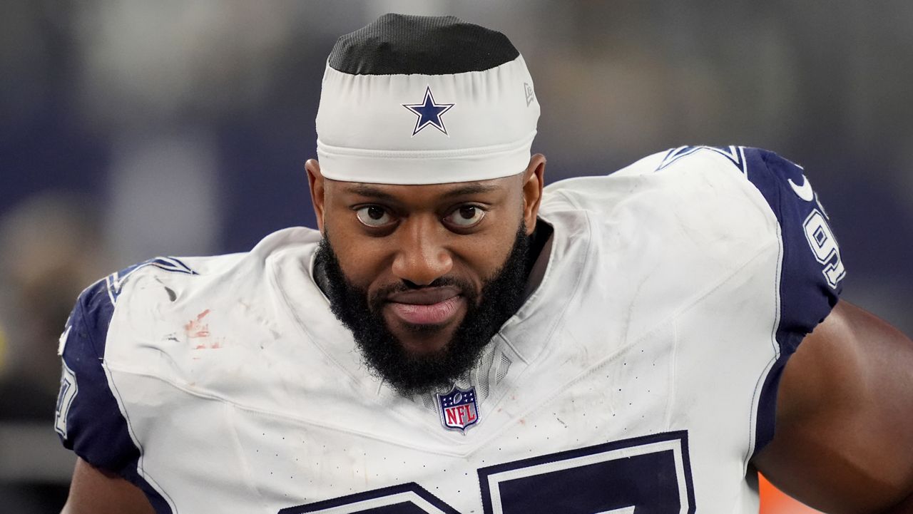 Dallas Cowboys defensive tackle Osa Odighizuwa  (AP Photo/Tony Gutierrez)