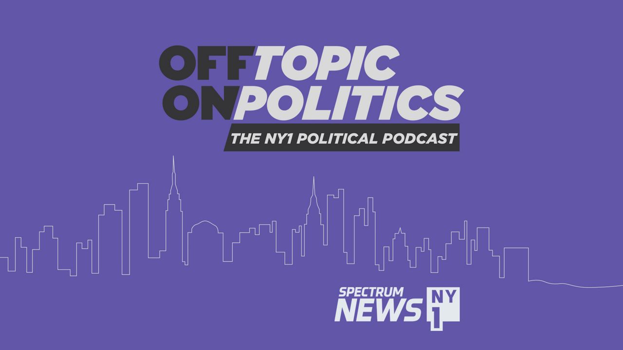 Off Topic/On Politics podcast logo