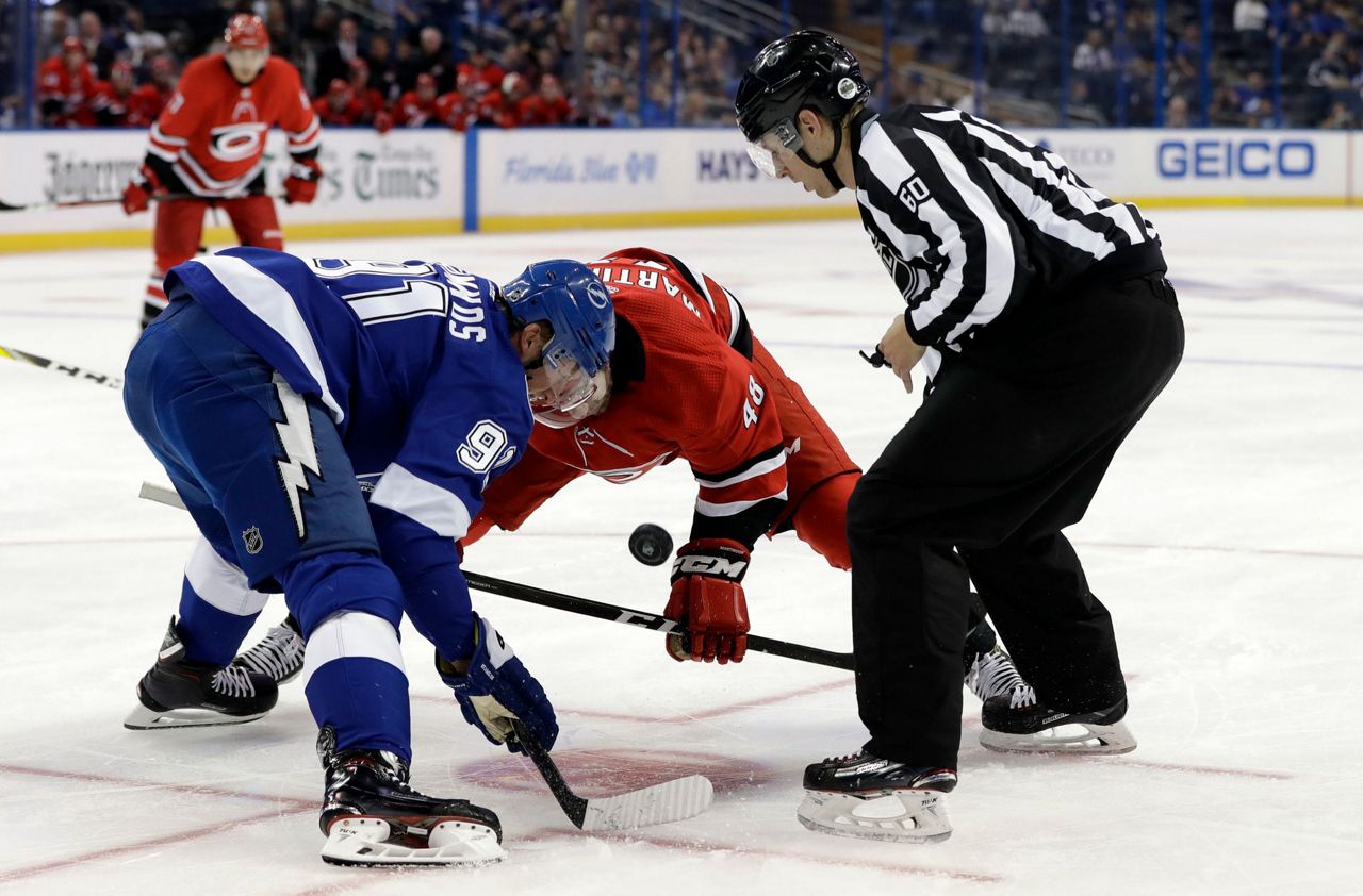 Amid banter, NHL officials get refresher course at camp