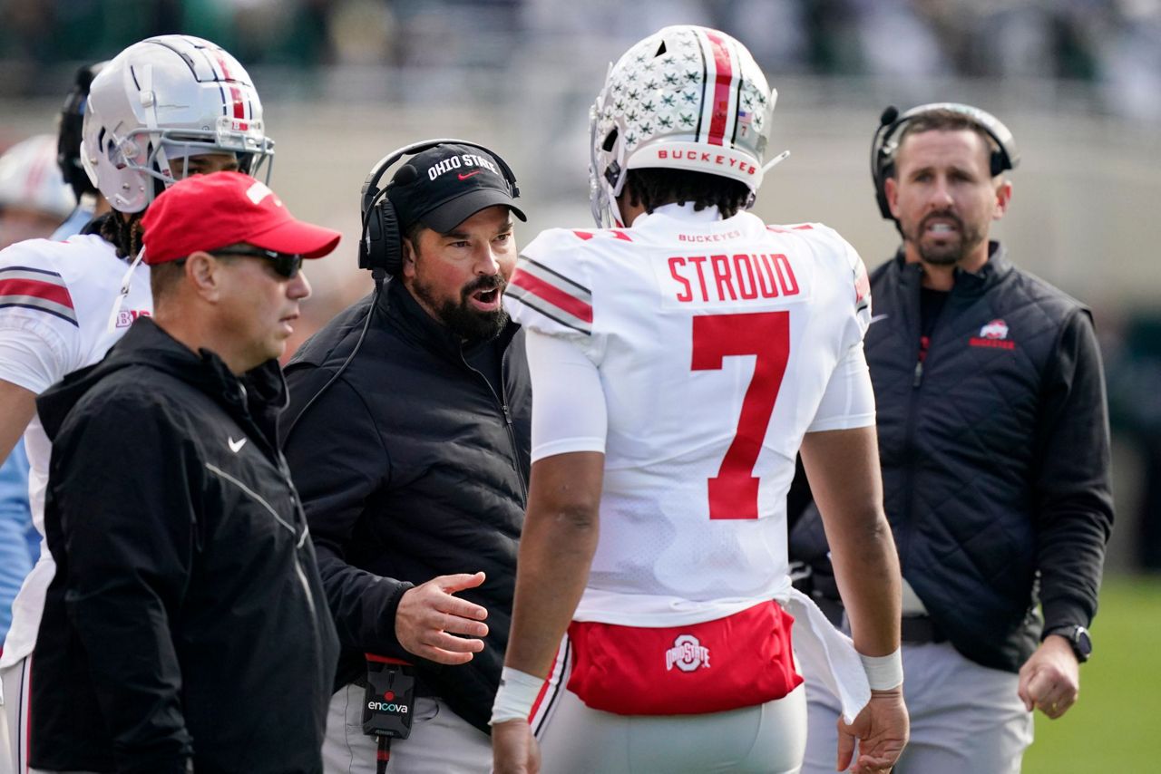 CJ Stroud Throws 6 TDs, No. 3 Ohio St Tops Michigan St 49-20