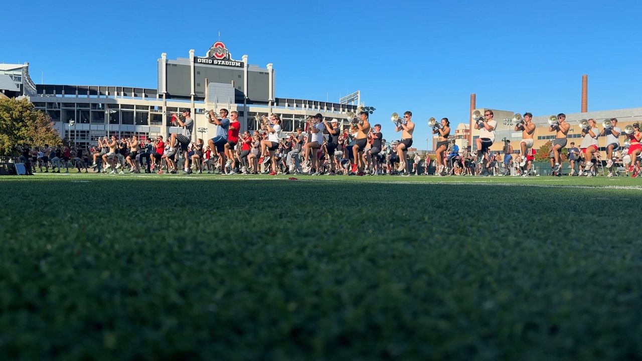 Inside The Ohio State University marching band’s game day prep