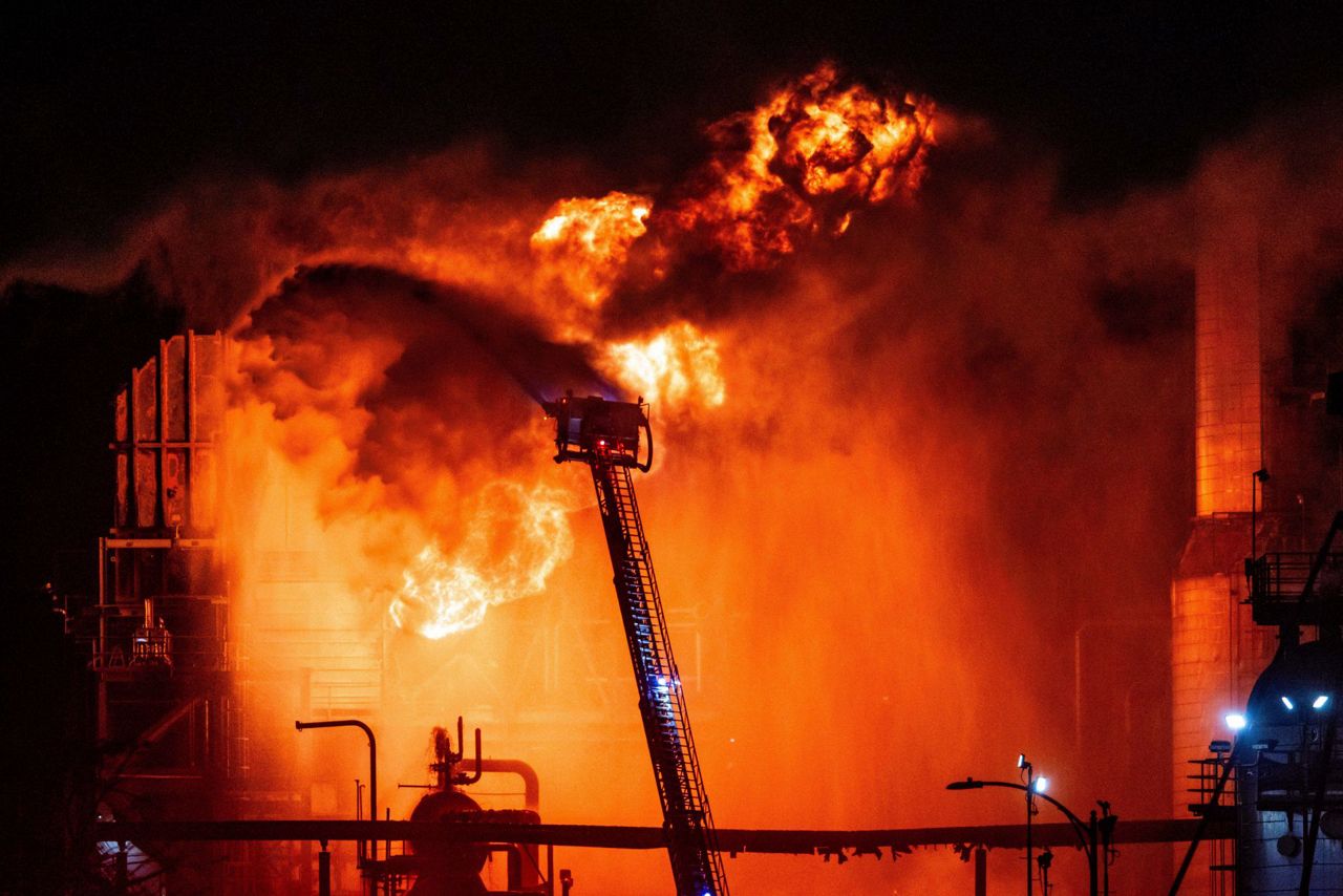Massive fire erupts at Chevron refinery near Los Angeles